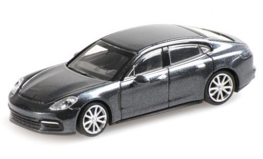 Porsche Panamera 4S 1/87 Minichamps 4S metallic grey 2015 diecast model cars