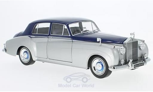 Diecast model cars Rolls Royce Silver Cloud 1/18 Minichamps II grey/blue RHD 1960 Rolls Royce Silver Cloud 1/18 Minichamps II grey/blue RHD 1960 diecast model cars