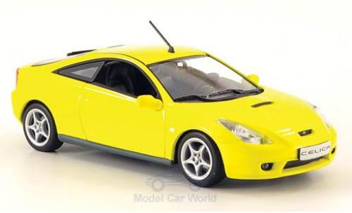 Diecast model cars Toyota Celica 1/43 Minichamps (T23) yellow 2000 Toyota Celica 1/43 Minichamps (T23) yellow 2000 diecast model cars