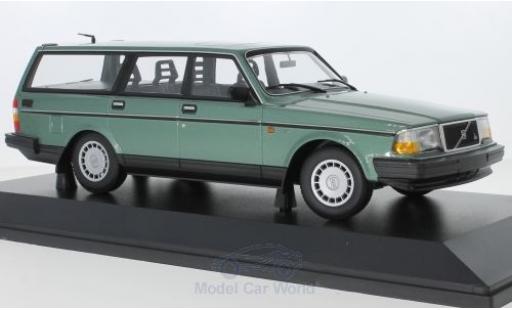 Volvo 240 1/18 Minichamps GL Break metallic green 1986 diecast model cars