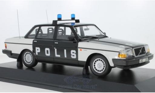 Volvo 240 1/18 Minichamps GL Polis Sweden 1986 diecast model cars