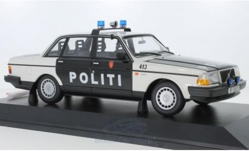 Volvo 240 1/18 Minichamps GL Politi Norway 1986 diecast model cars