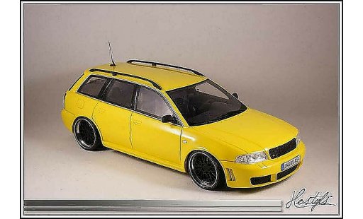 Audi RS4 avant 1/18 Ottomobile B5 Black and Yellow diecast model cars