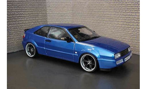 Volkswagen Corrado VR6 1/18 Revell blue metallized diecast model cars