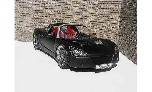 Opel Speedster Base 1/18 Welly noir blackhawk diecast model cars