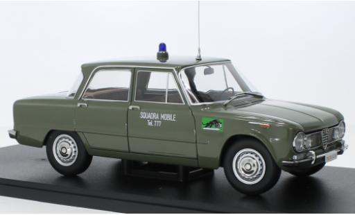 Diecast model cars Alfa Romeo Giulia 1/18 Mitica 1.6 Ti Polizia Milano 1963 Alfa Romeo Giulia 1/18 Mitica 1.6 Ti Polizia Milano 1963 diecast model cars