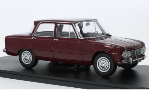Diecast model cars Alfa Romeo Giulia 1/18 Mitica 1.6 Ti red foncé 1962 Alfa Romeo Giulia 1/18 Mitica 1.6 Ti red foncé 1962 diecast model cars