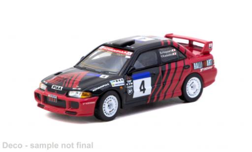 Mitsubishi Lancer 1/64 Tarmac Works EVO III Rallye China 1998 #4 Y.Kataoka 1:64 diecast model cars