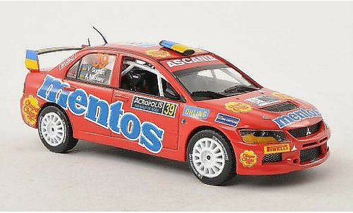 Mitsubishi Lancer Evolution IX 1/43 Vitesse Evo. No.39 Mentos PWRC Acropolis Rally 2012 /A.Nikolaev diecast model cars