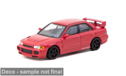 Diecast model cars Mitsubishi Lancer GSR Evolution III rot 1995 1/64 Tarmac Works