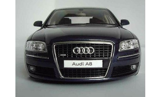 Audi A8 berline 1/18 Norev 4.2 TDI blue fonce jantes bords larges diecast model cars