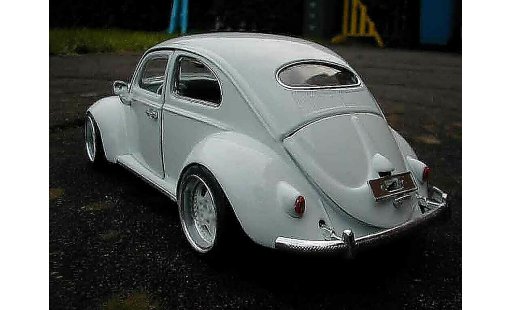 Volkswagen Kafer Base 1/18 Burago coccinelle white jantes porsche diecast model cars