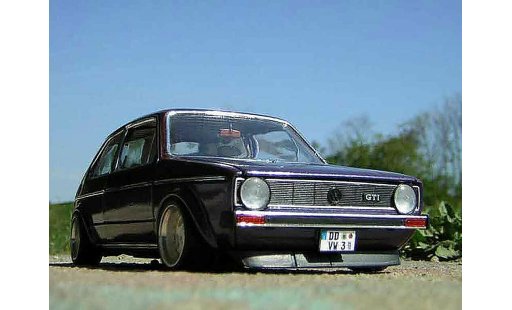 Volkswagen Golf GTI 1/18 Solido jantes Tramont german look diecast model cars