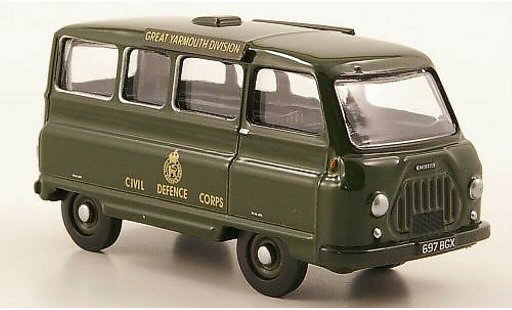 Morris J2 Minibus 1/76 Oxford Civil Defence diecast model cars