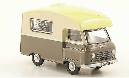 Morris J2 Van 1/76 Oxford Paralanian brown/creme diecast model cars
