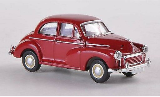 Morris Minor Base 1/87 Brekina red (GB) diecast model cars