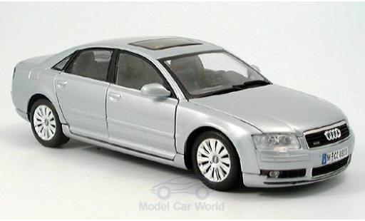 Diecast model cars Audi A8 1/18 Motormax grey 2004 Audi A8 1/18 Motormax grey 2004 diecast model cars
