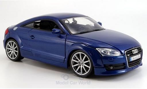 Diecast model cars Audi TT 1/18 Motormax Coupe blue 2007 Audi TT 1/18 Motormax Coupe blue 2007 diecast model cars
