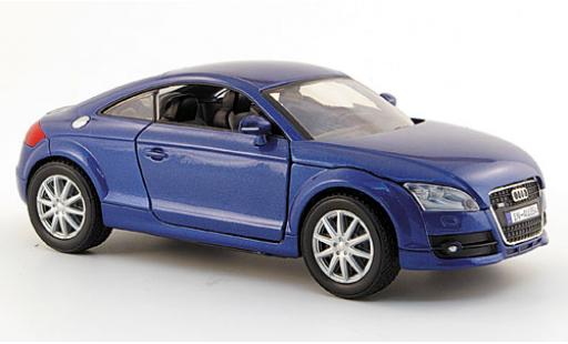 Diecast model cars Audi TT 1/24 Motormax Coupe metallic blue 2006 Audi TT 1/24 Motormax Coupe metallic blue 2006 diecast model cars