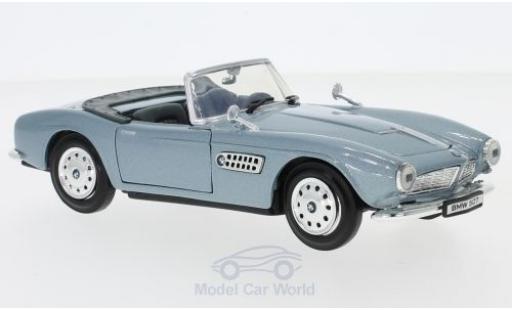 Diecast model cars Bmw 507 1/24 Motormax metallic blue Bmw 507 1/24 Motormax metallic blue diecast model cars