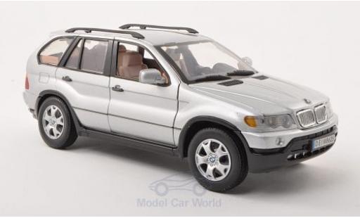 Bmw X5 1/18 Motormax grey diecast model cars