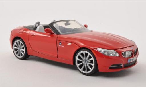 Diecast model cars Bmw Z4 1/24 Motormax (E85) red 2010 Verdeck ouvert sans Vitrine Bmw Z4 1/24 Motormax (E85) red 2010 Verdeck ouvert sans Vitrine diecast model cars