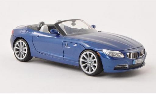 Diecast model cars Bmw Z4 1/24 Motormax (E89) metallic blue 2010 Bmw Z4 1/24 Motormax (E89) metallic blue 2010 diecast model cars