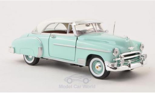 Diecast model cars Chevrolet Bel Air 1/24 Motormax Hardtop türkis/white 1950 Chevrolet Bel Air 1/24 Motormax Hardtop türkis/white 1950 diecast model cars