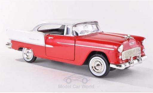 Diecast model cars Chevrolet Bel Air 1/24 Motormax red/white 1955 ohne Vitrine Chevrolet Bel Air 1/24 Motormax red/white 1955 ohne Vitrine diecast model cars