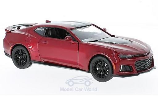 Diecast model cars Chevrolet Camaro ZL1 1/24 Motormax ZL1 metallic red 2017 Chevrolet Camaro ZL1 1/24 Motormax ZL1 metallic red 2017 diecast model cars
