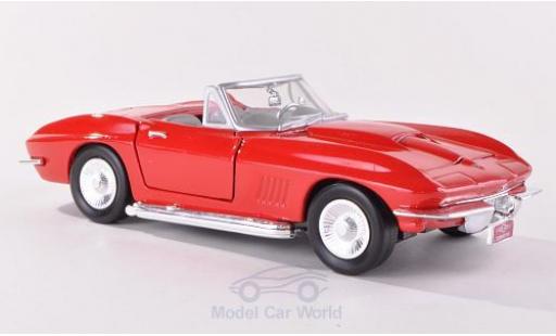 Chevrolet Corvette 1/24 Motormax Stingray Convertible (C2) red 1967 diecast model cars