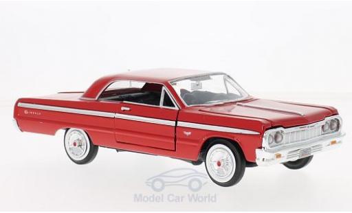 Diecast model cars Chevrolet Impala 1/24 Motormax red 1964 Chevrolet Impala 1/24 Motormax red 1964 diecast model cars