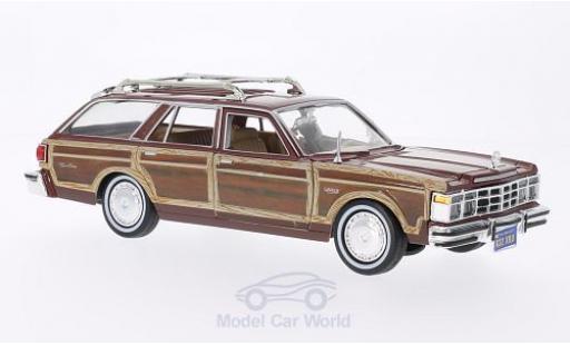 Chrysler Le Baron 1/24 Motormax Town & Country metallic brown/Holzoptik 1979 ohne Vitrine diecast model cars