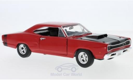 Diecast model cars Dodge Coronet 1/24 Motormax Super Bee red/black 1969 Dodge Coronet 1/24 Motormax Super Bee red/black 1969 diecast model cars