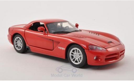 Diecast model cars Dodge Viper 1/24 Motormax SRT-10 Hard Top red 2003 ohne Vitrine Dodge Viper 1/24 Motormax SRT-10 Hard Top red 2003 ohne Vitrine diecast model cars
