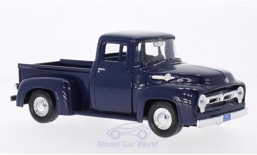 Diecast model cars Ford F-1 1/24 Motormax 00 Pick Up blue 1956 Ford F-1 1/24 Motormax 00 Pick Up blue 1956 diecast model cars