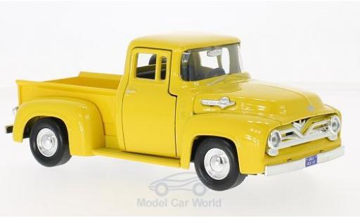 Diecast model cars Ford F-1 1/24 Motormax 00 Pick Up yellow 1955 Ford F-1 1/24 Motormax 00 Pick Up yellow 1955 diecast model cars