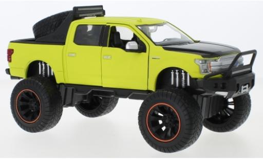 Diecast model cars Ford F-1 1/24 Motormax 50 Lariat Crew Cab Off Road matt-green/matt-black 2019 Maßstab 1:27 Ford F-1 1/24 Motormax 50 Lariat Crew Cab Off Road matt-green/matt-black 2019 Maßstab 1:27 diecast model cars