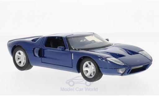 Diecast model cars Ford GT 1/24 Motormax Concept blue Ford GT 1/24 Motormax Concept blue diecast model cars