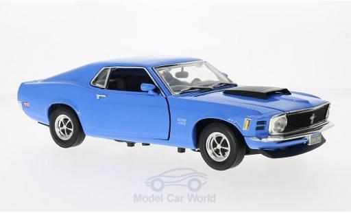 Diecast model cars Ford Mustang 1/18 Motormax Boss 429 blue 1970 ohne Vitrine Ford Mustang 1/18 Motormax Boss 429 blue 1970 ohne Vitrine diecast model cars