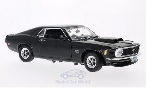 Diecast model cars Ford Mustang 1/18 Motormax Boss 429 black 1970 ohne Vitrine Ford Mustang 1/18 Motormax Boss 429 black 1970 ohne Vitrine diecast model cars