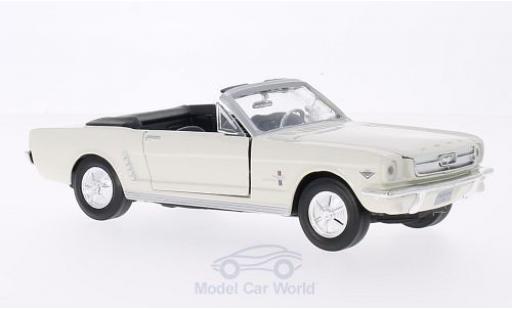 Diecast model cars Ford Mustang 1/24 Motormax Convertible beige 1964 Ford Mustang 1/24 Motormax Convertible beige 1964 diecast model cars