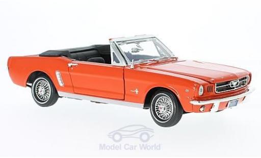 Diecast model cars Ford Mustang 1/18 Motormax Convertible orange 1964 Ford Mustang 1/18 Motormax Convertible orange 1964 diecast model cars