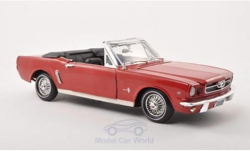 Diecast model cars Ford Mustang 1/18 Motormax Convertible red 1964 Ford Mustang 1/18 Motormax Convertible red 1964 diecast model cars