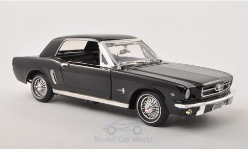 Diecast model cars Ford Mustang 1/18 Motormax Hardtop black 1964 Ford Mustang 1/18 Motormax Hardtop black 1964 diecast model cars