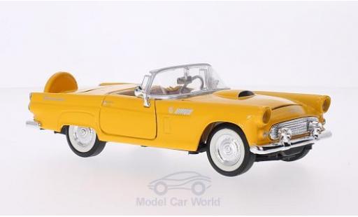 Diecast model cars Ford Thunderbird 1956 1/24 Motormax yellow 1956 Ford Thunderbird 1956 1/24 Motormax yellow 1956 diecast model cars