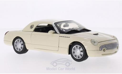 Diecast model cars Ford Thunderbird 2002 1/24 Motormax Hardtop beige 2002 Ford Thunderbird 2002 1/24 Motormax Hardtop beige 2002 diecast model cars