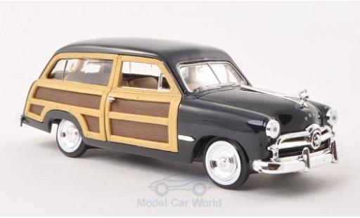 Ford Woody 1/24 Motormax Wagon blue/Holzoptik 1949 ohne Vitrine diecast model cars
