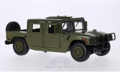 Hummer Humvee 1/24 Motormax matt-oliv Cargo / Troop Carrier diecast model cars