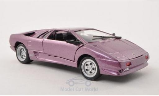 Diecast model cars Lamborghini Diablo 1/24 Motormax metallic lila ohne Vitrine Lamborghini Diablo 1/24 Motormax metallic lila ohne Vitrine diecast model cars